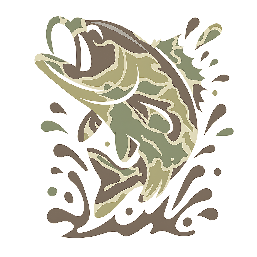 Camo Fish Toddler Tee