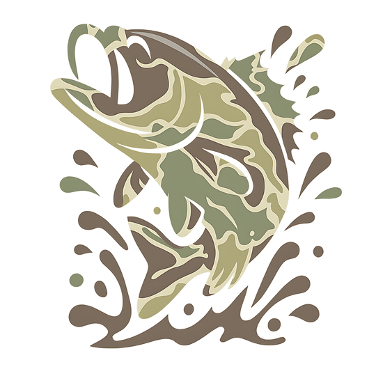 Camo Fish Toddler Tee