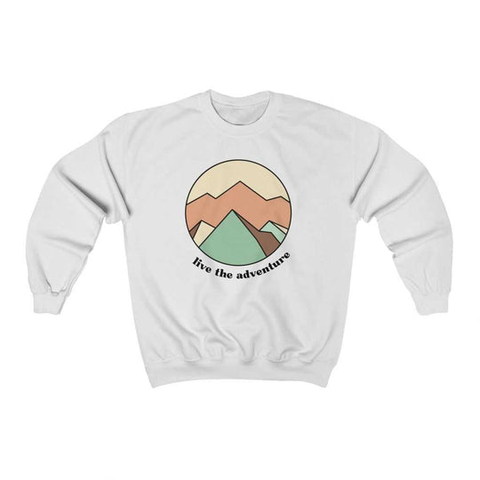 Live the Adventure Crewneck 25519022431630934464 44 Sweatshirt Worlds Worst Tees