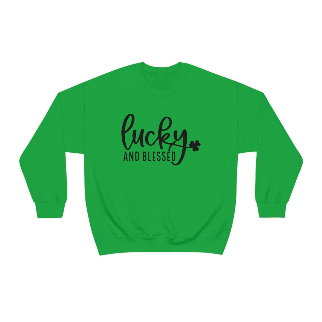 Lucky and Blessed Crewneck 20464053983099329362 44 Sweatshirt Worlds Worst Tees