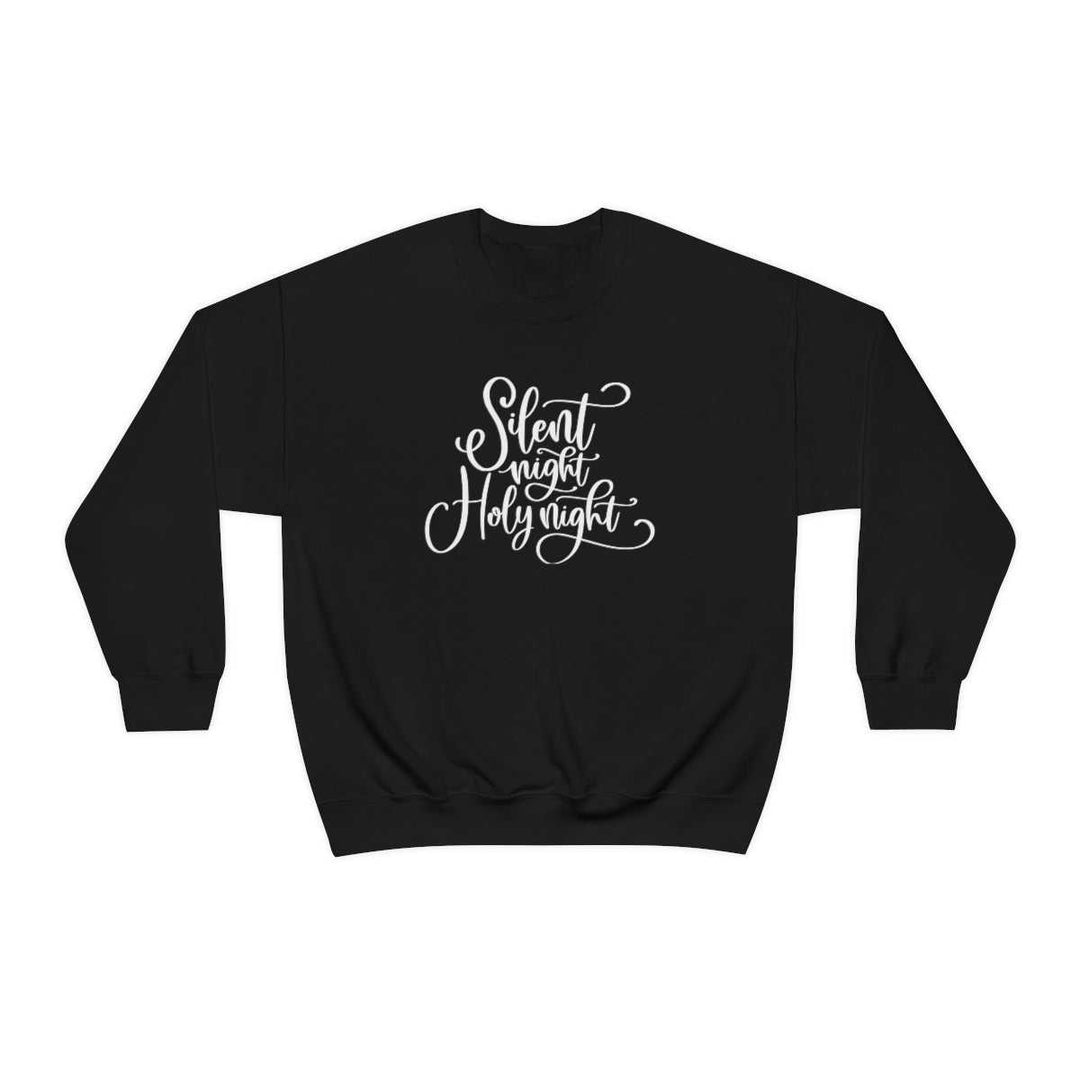 Silent Night Holy Night Crewneck 20655661943112584964 44 Sweatshirt Worlds Worst Tees