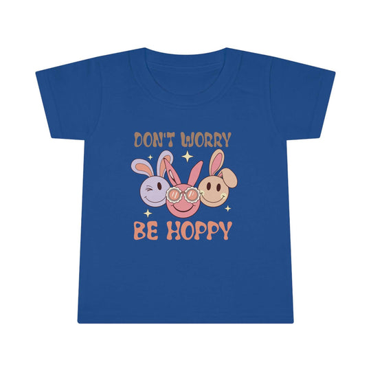 Don't Worry Be Hoppy Toddler Tee 22916580287056853757 18 Kids clothes Worlds Worst Tees