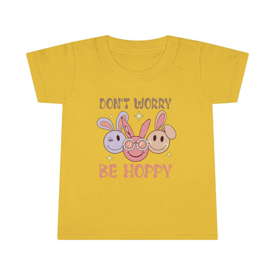 Don't Worry Be Hoppy Toddler Tee 22916580287056853757 18 Kids clothes Worlds Worst Tees