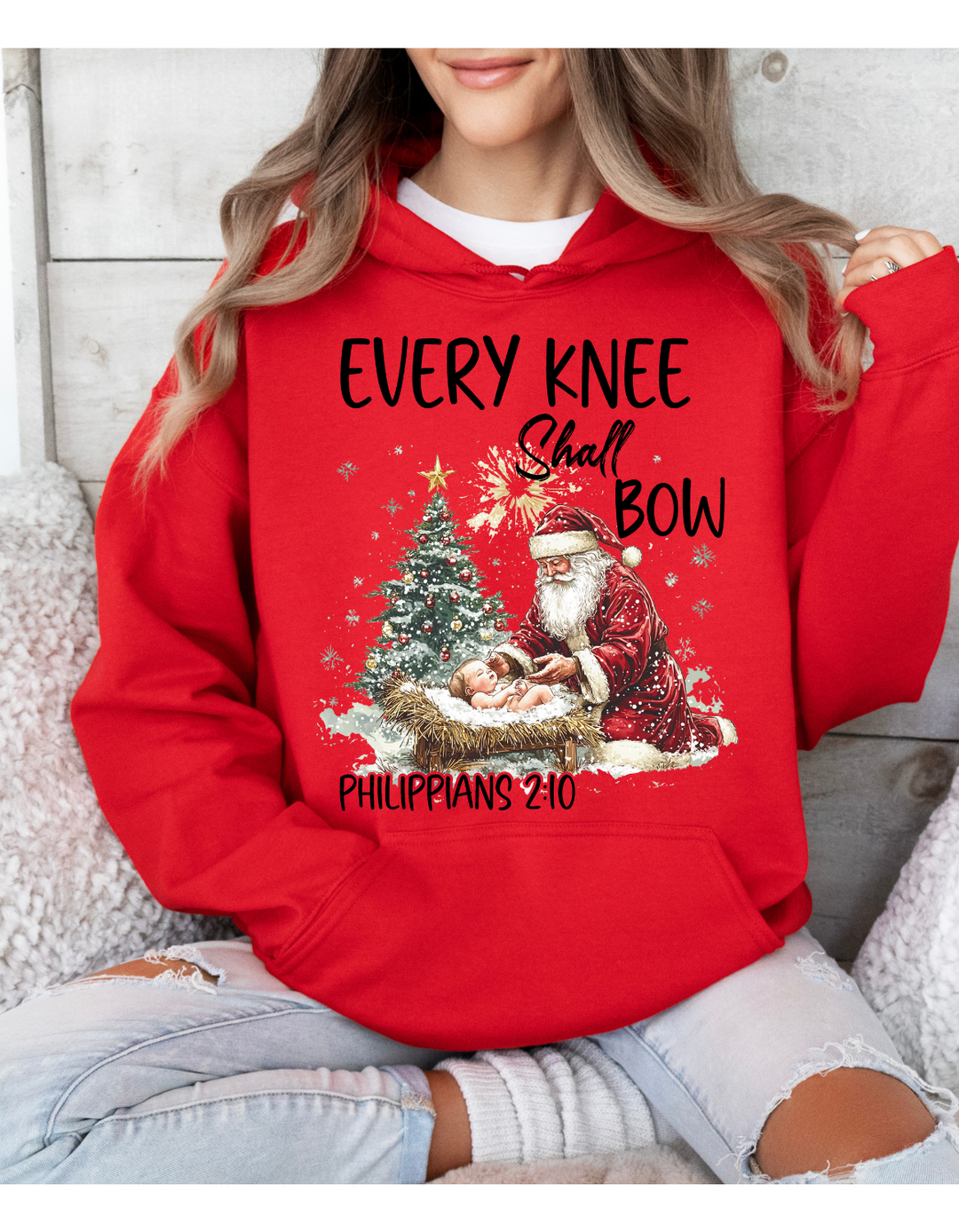 Every Knee Shall Bow Hoodie