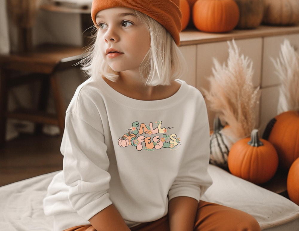 Fall Feels Toddler Long Sleeve Tee