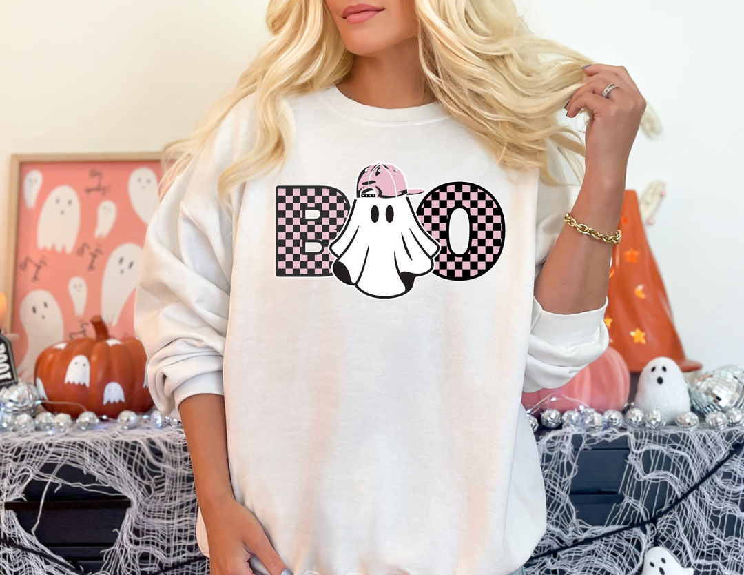 Boo Ghost Girls Crew 20383419208557845286 46 Sweatshirt Worlds Worst Tees