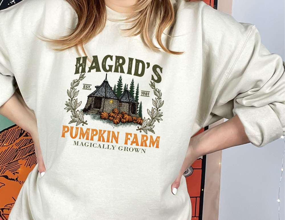 Hagrid's Pumpkin Farm Crew 14299670047519093326 46 Sweatshirt Worlds Worst Tees