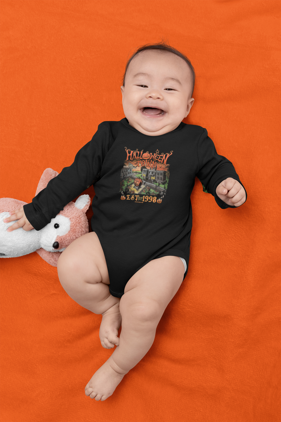 Halloweentown Long Sleeved Onesie