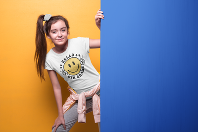 Hello 6th Grade Kids Tee