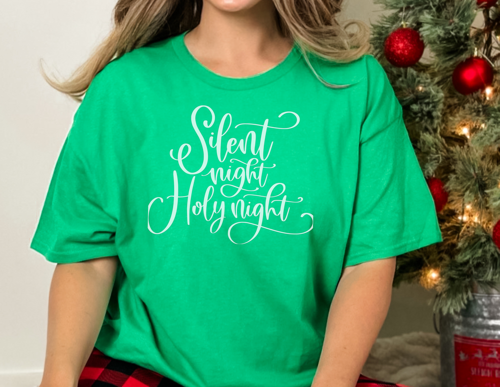 Silent Night Holy Night Youth Tee 23255402266307282111 18 Kids clothes Worlds Worst Tees