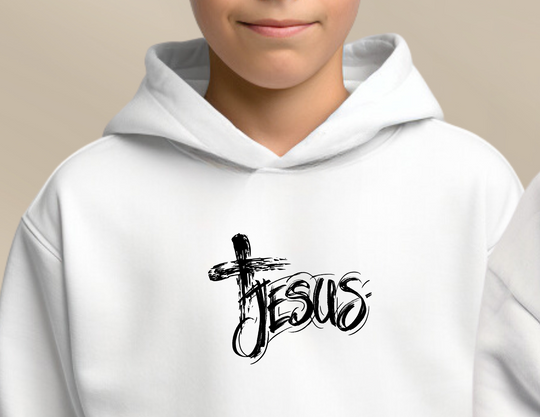 Jesus Cross Youth Hoodie