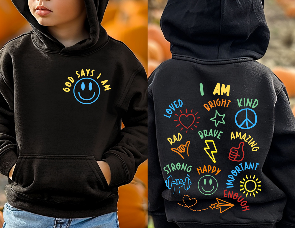 I AM Toddler Hoodie
