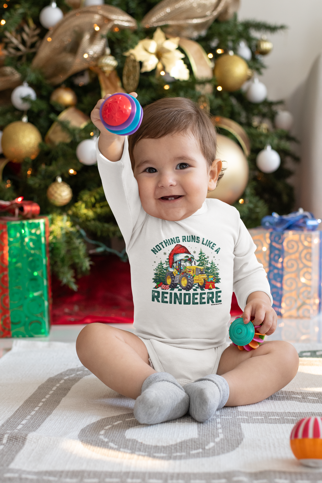 Nothing runs like a Reindeere Onesie