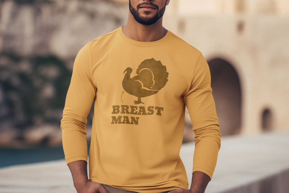 Breast Man Long Sleeve T-Shirt