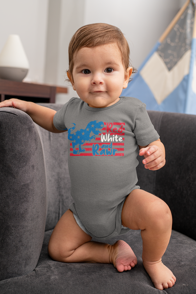 Red White and Rawr Onesie