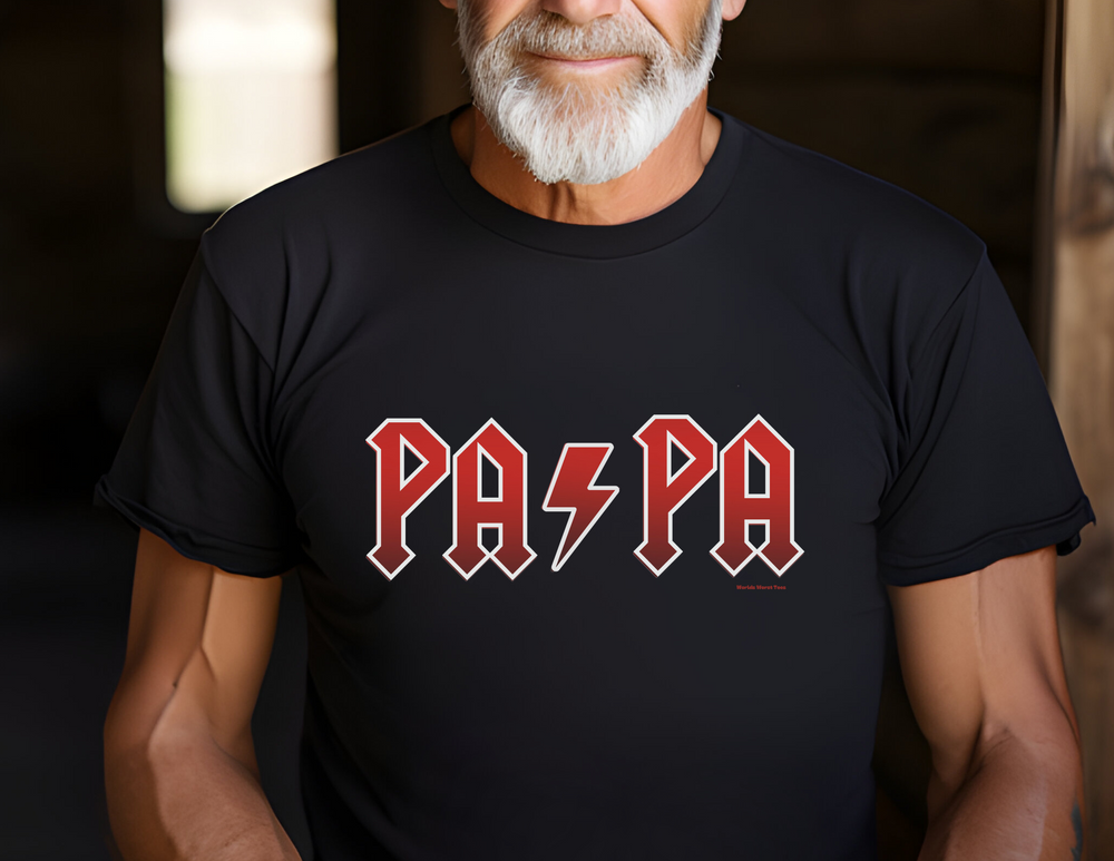 A relaxed fit Pa/Pa Tee made of 100% ring-spun cotton. Garment-dyed for extra coziness, with double-needle stitching for durability and a seamless design for a tubular shape.