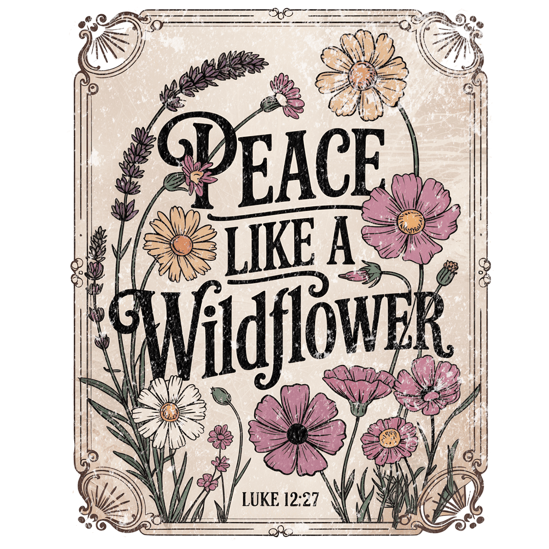 Peace Like a Wildflower Tee