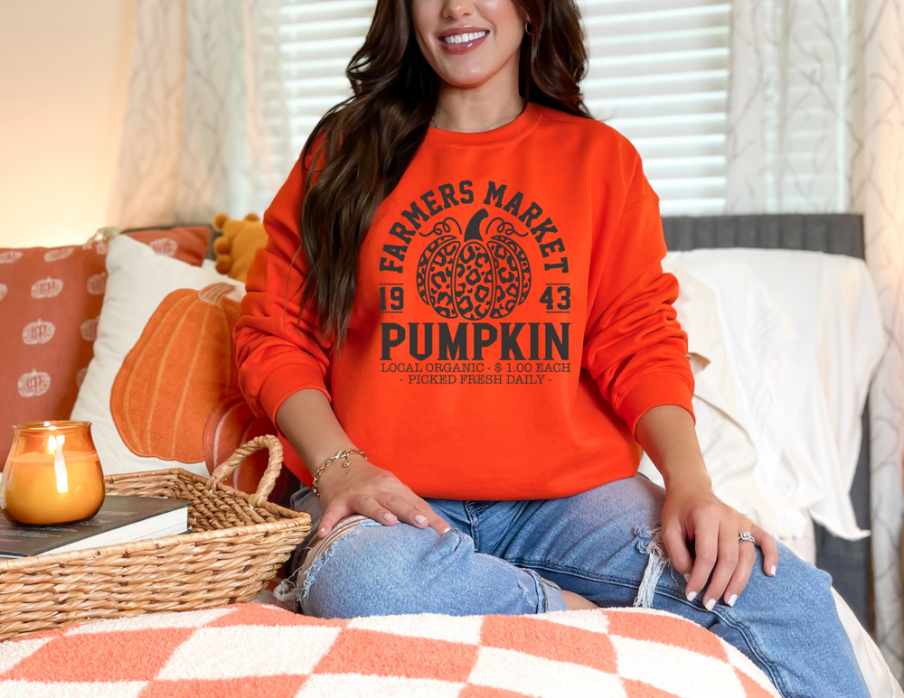 Farm Fresh Pumpkins Crew 17429318234956260210 46 Sweatshirt Worlds Worst Tees