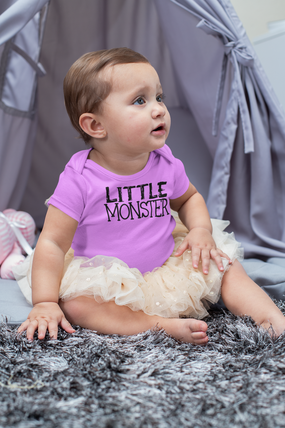 Little Monster Onesie 17493763751511978537 17 Kids clothes Worlds Worst Tees