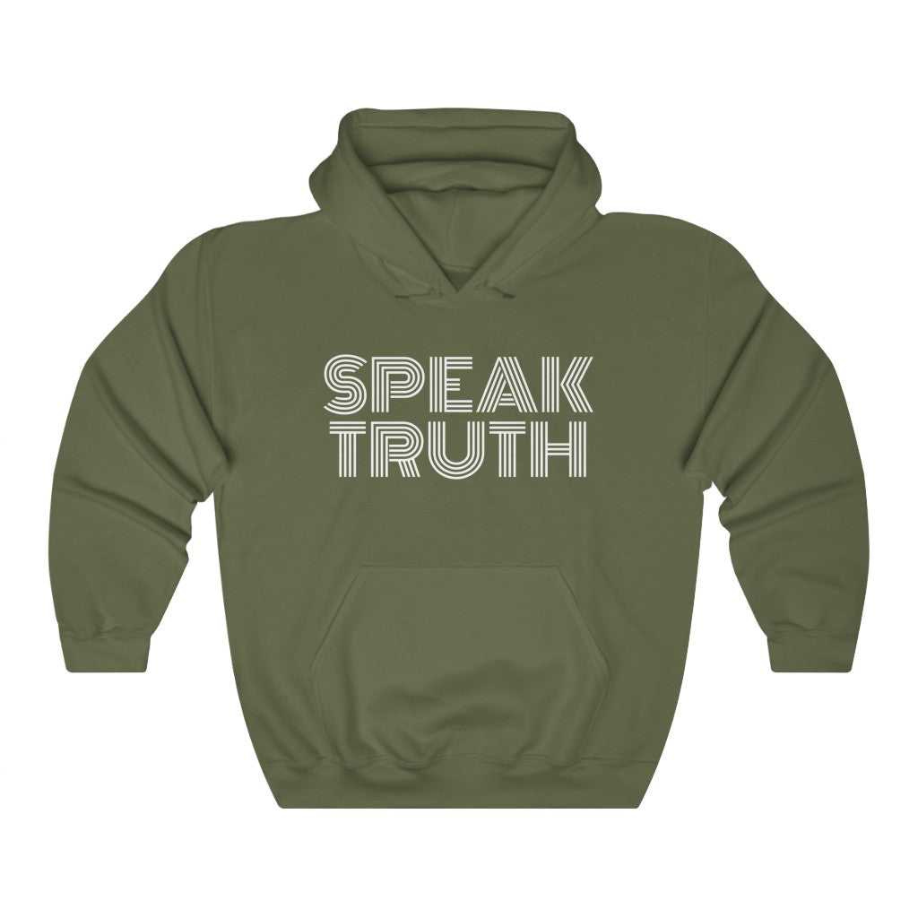 Speak Truth-  Unisex Heavy Blend™ Hooded Sweatshirt - huserdesigns