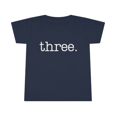 Three Toddler Tee