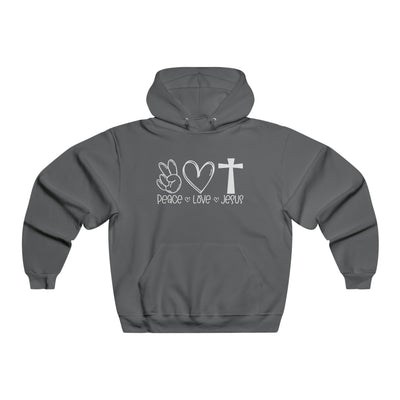 Peace Love and Jesus Hoodie