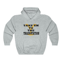 Take 'Em To The Train Station- Unisex Heavy Blend™ Hooded Sweatshirt - huserdesigns