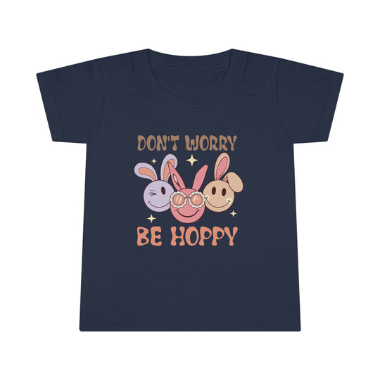 Don't Worry Be Hoppy Toddler Tee