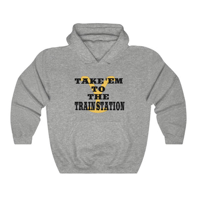 Take 'Em To The Train Station- Unisex Heavy Blend™ Hooded Sweatshirt - huserdesigns