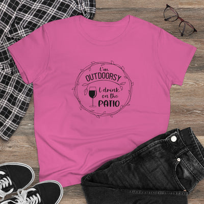 I'm Outdoorsy-  Women's Heavy Cotton Tee - huserdesigns