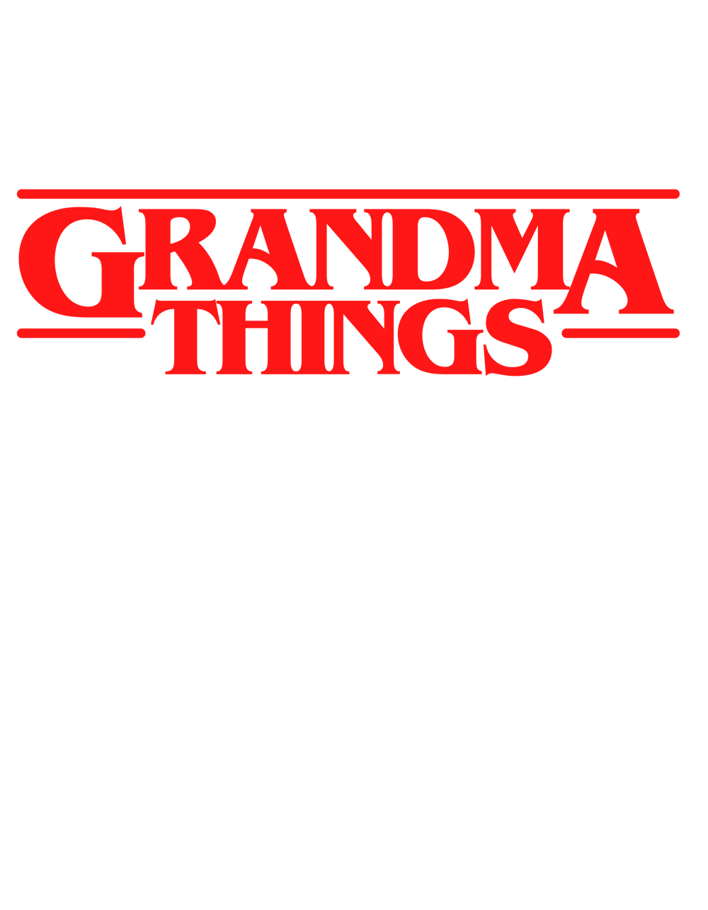 Grandma Things Tumbler, 30oz