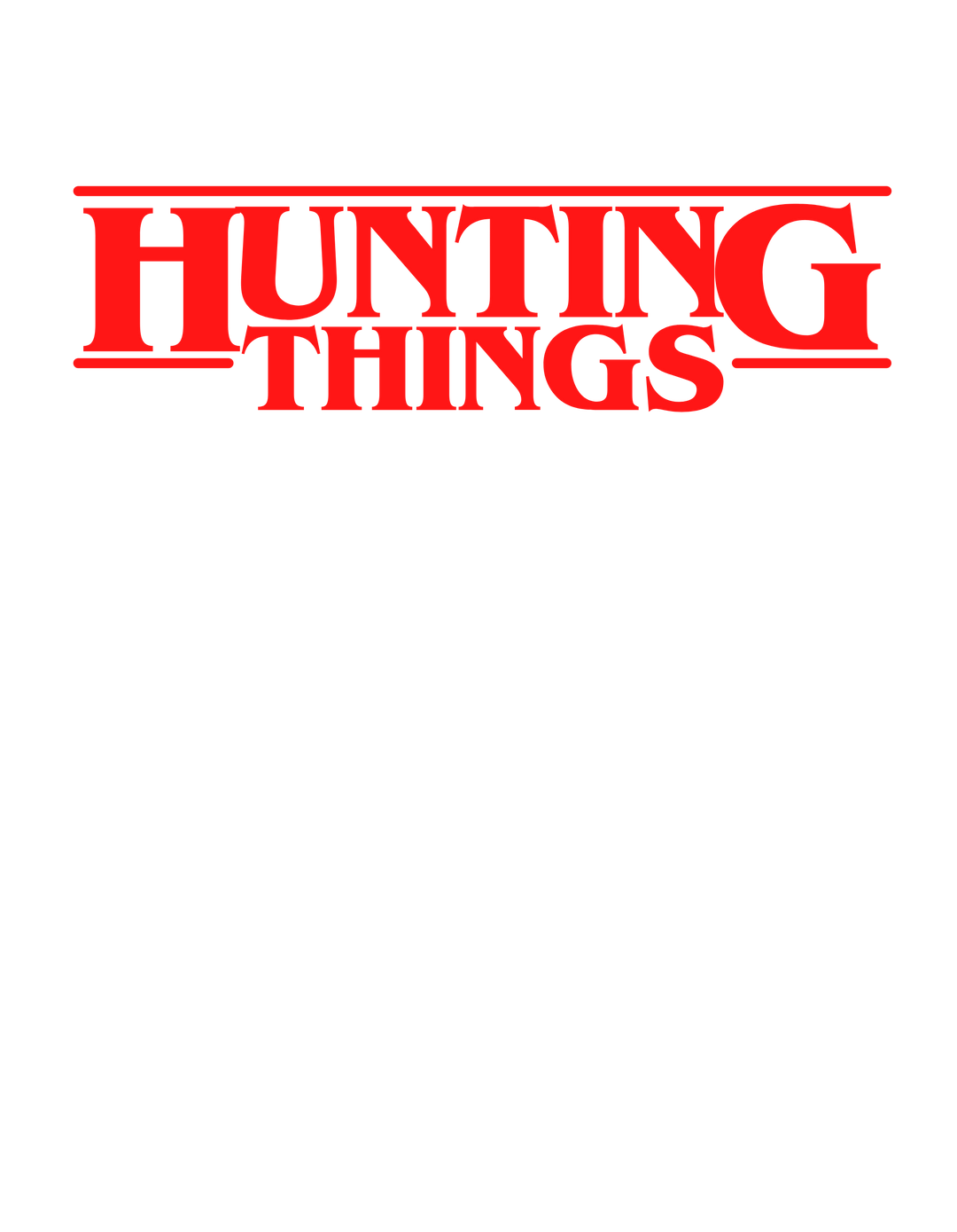 HUNTING THINGS