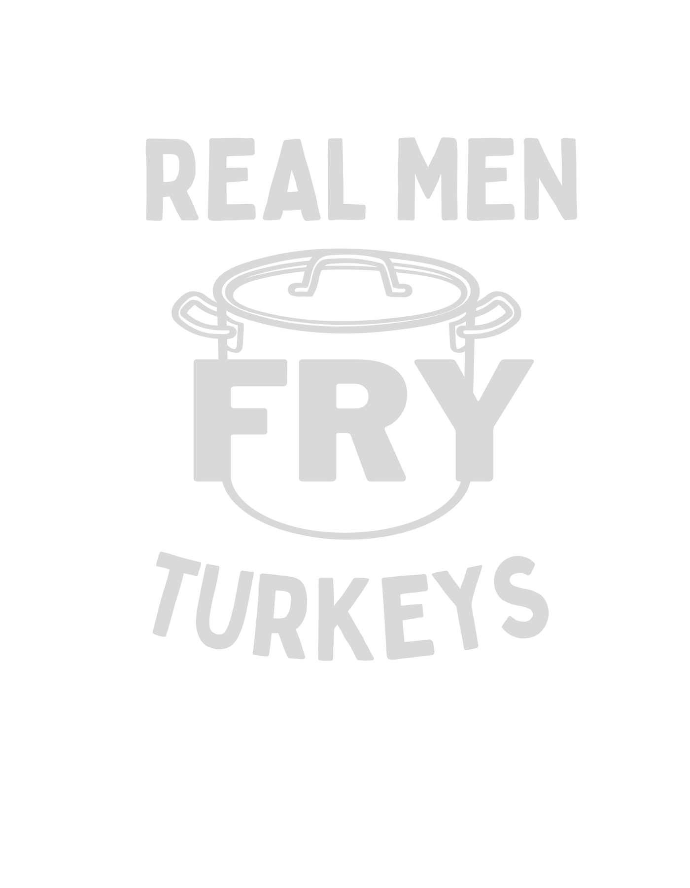 Real Men Fry Turkey Tee