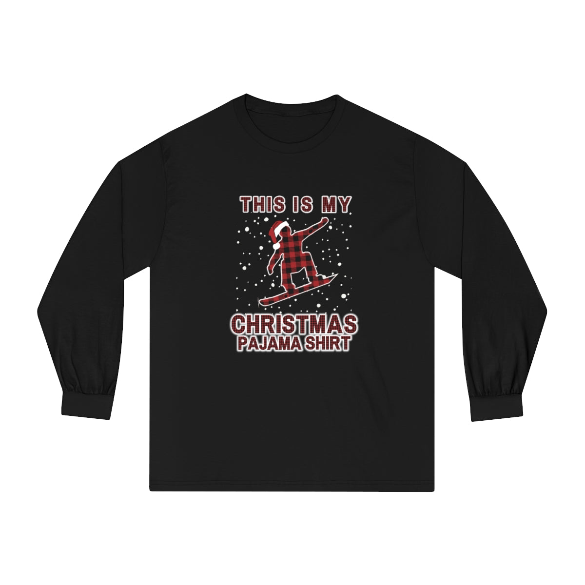 Snowboarding This is my Christmas Long Sleeve Tee