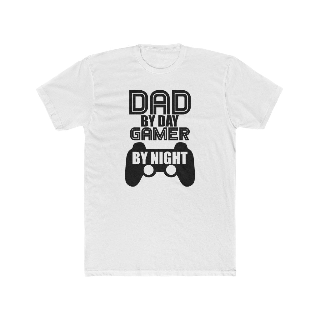 Dad by Day Gamer by Night-  Tee - huserdesigns