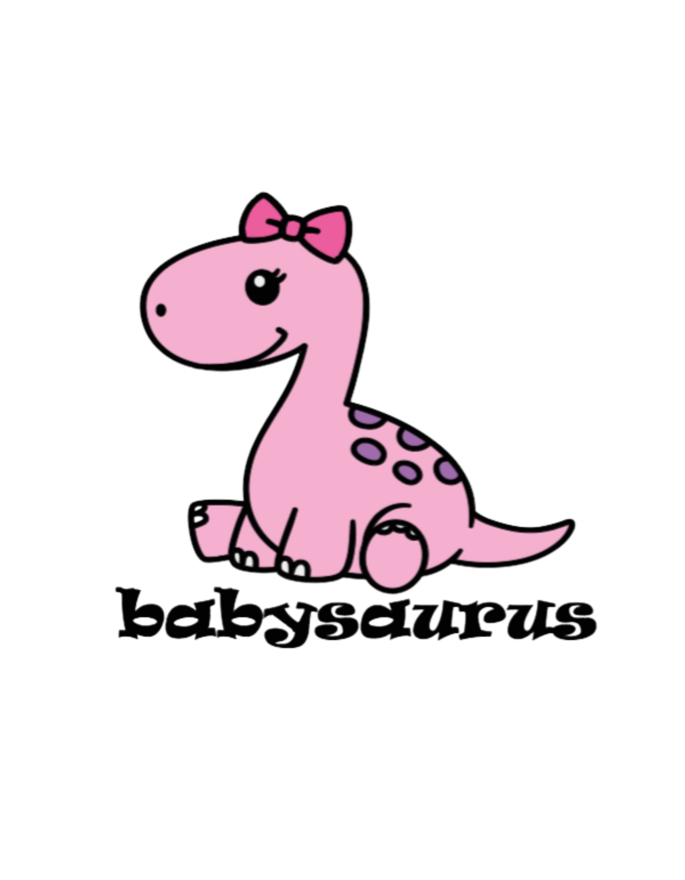 Babysaurus Girls Onesie