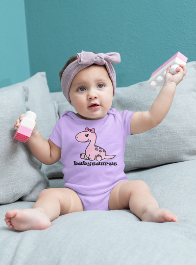 Babysaurus Girls Onesie
