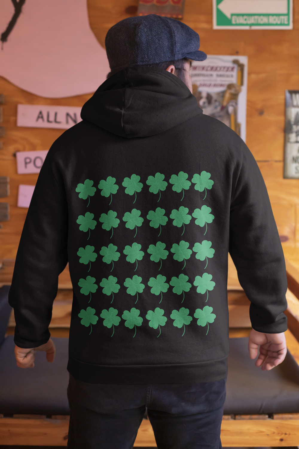 Shamrock-  Unisex Heavy Blend™ Hooded Sweatshirt - huserdesigns