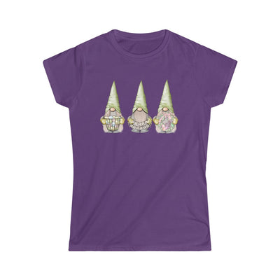 Happy Easter Gnomes-  Women's Softstyle Tee - huserdesigns