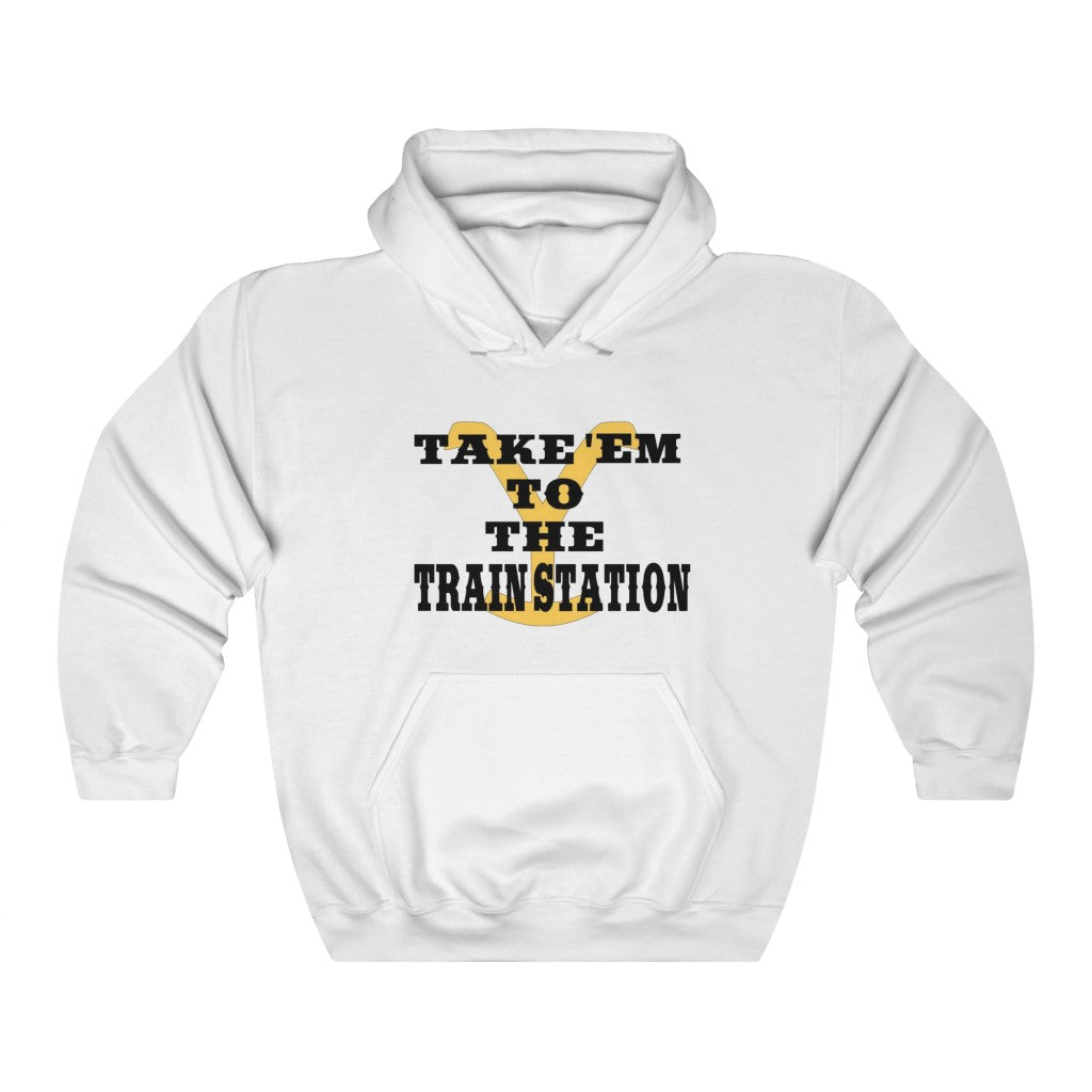 Take 'Em To The Train Station- Unisex Heavy Blend™ Hooded Sweatshirt - huserdesigns