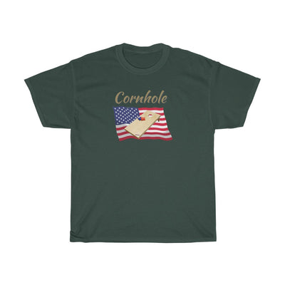 Cornhole America - Unisex Heavy Cotton Tee - huserdesigns