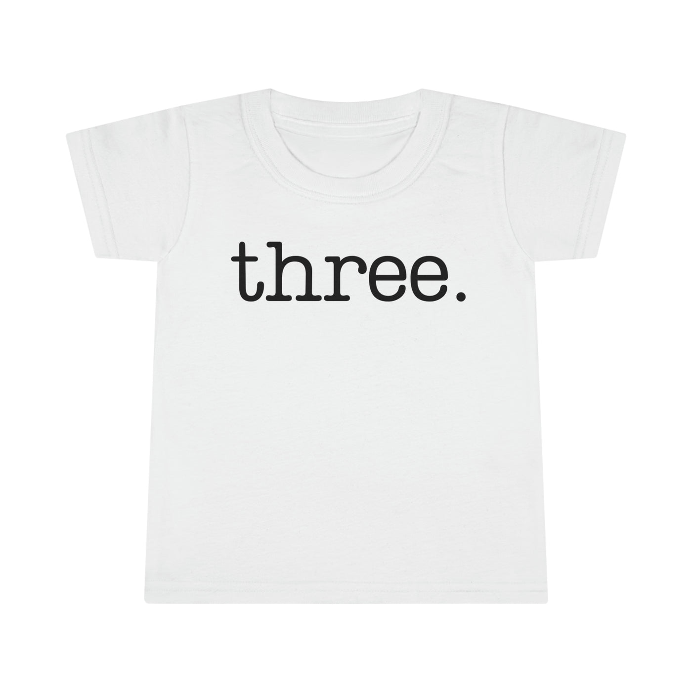 Three Toddler Tee