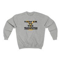 Take 'Em To The Train Station-  Unisex Heavy Blend™ Crewneck Sweatshirt - huserdesigns