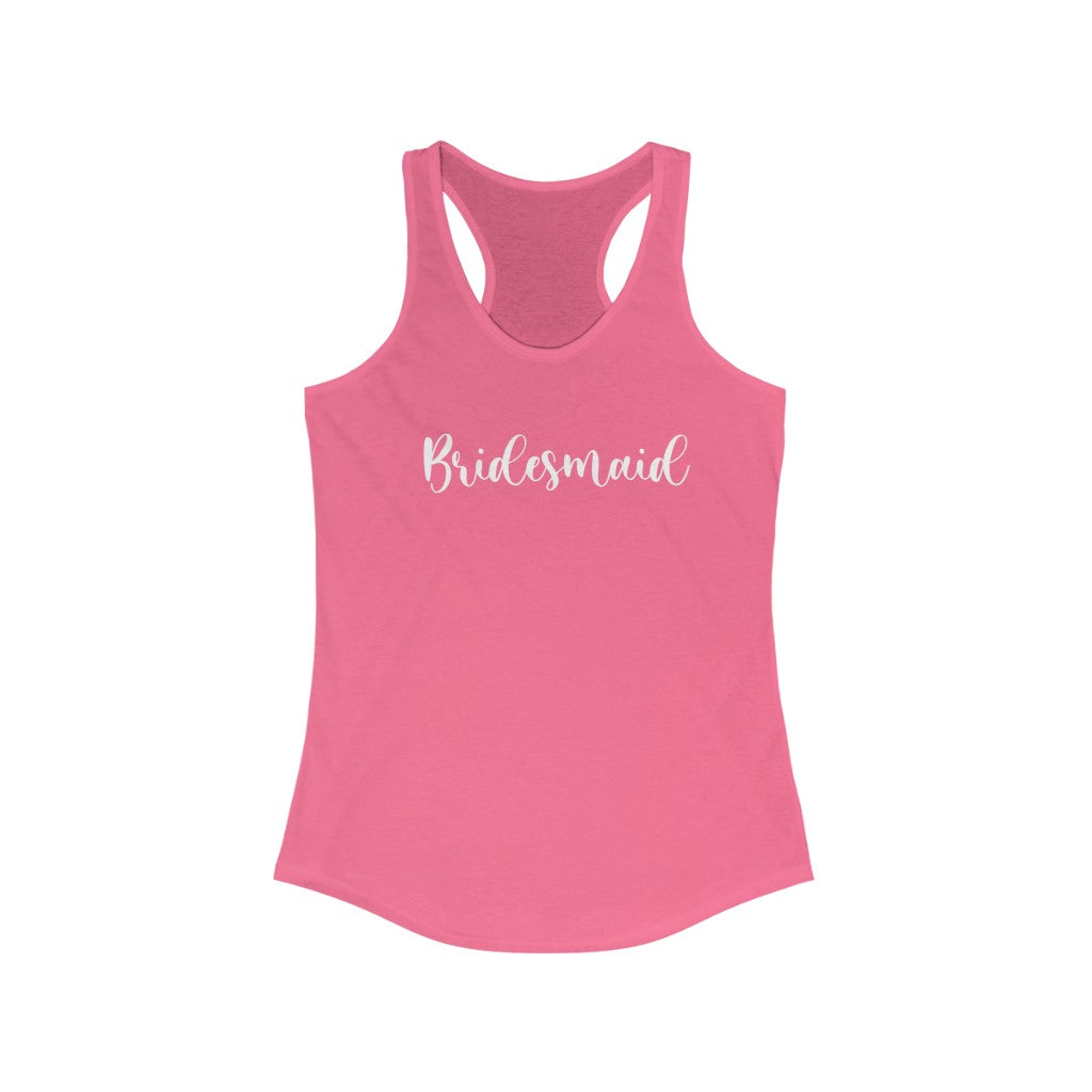 Bridesmaid Women's Ideal Racerback Tank - huserdesigns