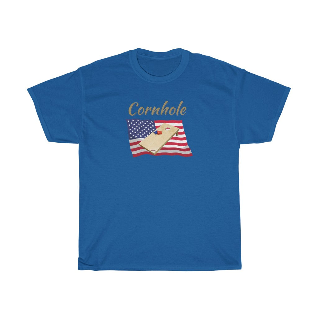 Cornhole America - Unisex Heavy Cotton Tee - huserdesigns