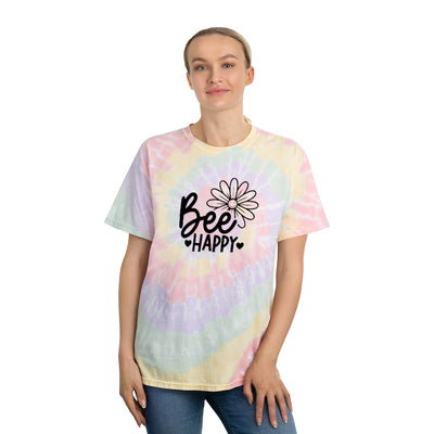 Bee Happy-  Tie-Dye Tee - huserdesigns