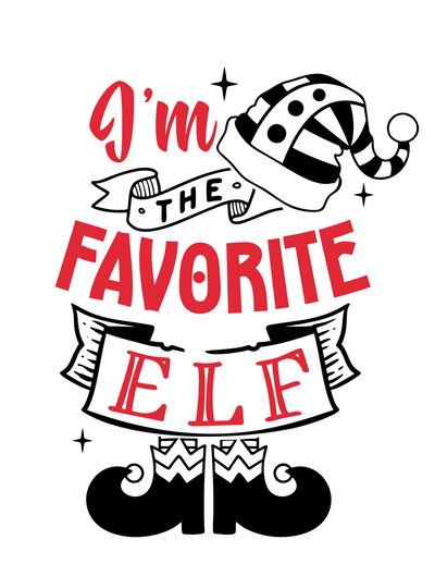 I'm the Favorite Elf Toddler Long Sleeve Tee