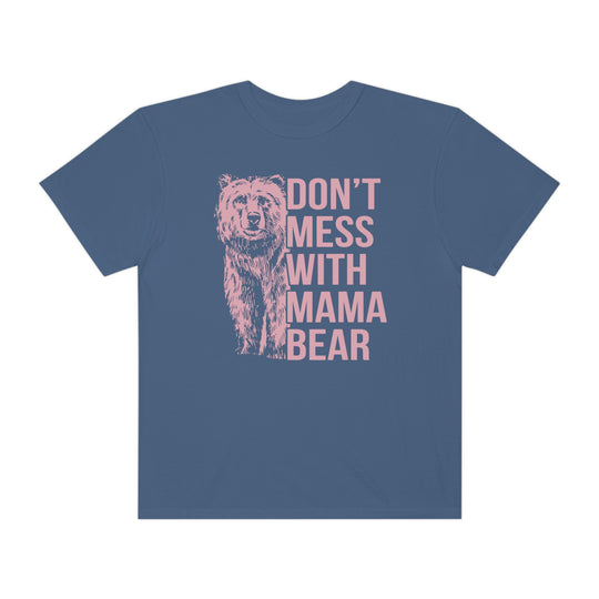 A relaxed fit, garment-dyed tee featuring a bear design. Made of 100% ring-spun cotton for comfort and durability. Ideal for daily wear with a cozy feel. From 'Worlds Worst Tees'.