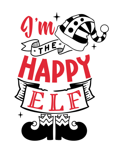 I'm the Happy Elf Toddler Long Sleeve Tee