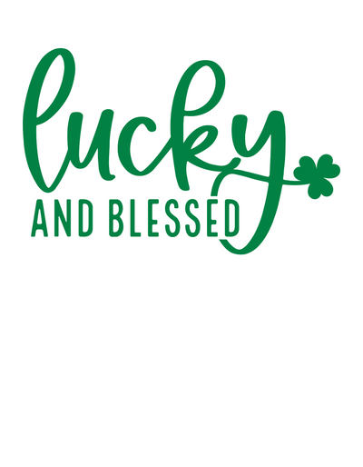 Lucky and Blessed Tee